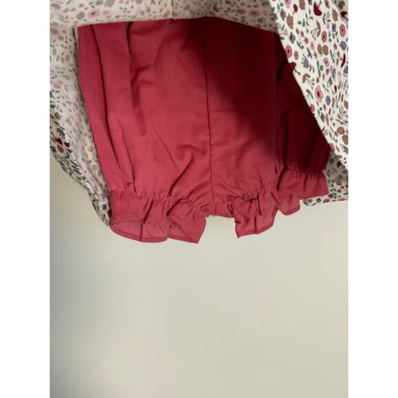 Marco & Lizzy Isabella Fall Baby Girl's Red Bloomer set NWT size 6 mo - Picture 6 of 9